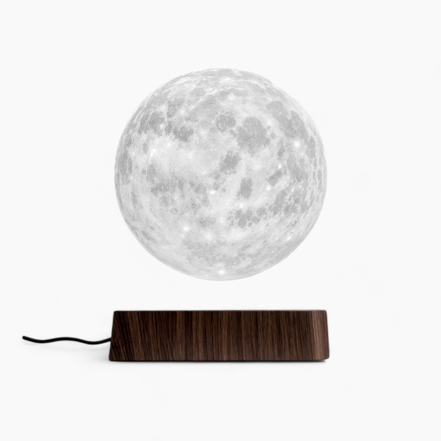 Lampe Lunaire Flottante | Lumière LED Imprimée en 3D, Commande Tactile et à Distance, Lévitation Magnétique