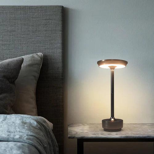 Lampe de table sans fil Nordic Light | Rechargeable USB, métal, dimmable