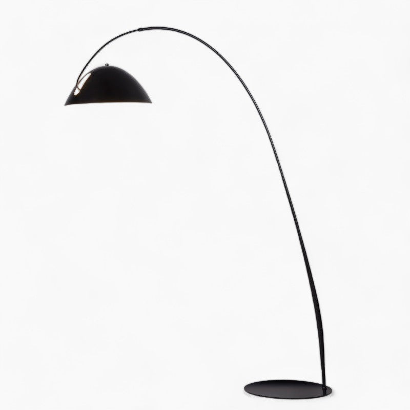 PlumaLight - Lampadaire Arc Courbé | Éclairage LED pour salons élégants