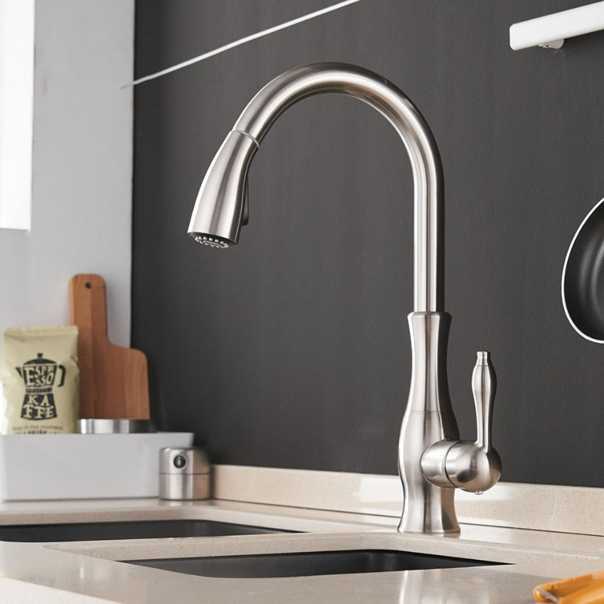 Robinet de cuisine escamotable Anton | Fonctionnalité élégante et design moderne