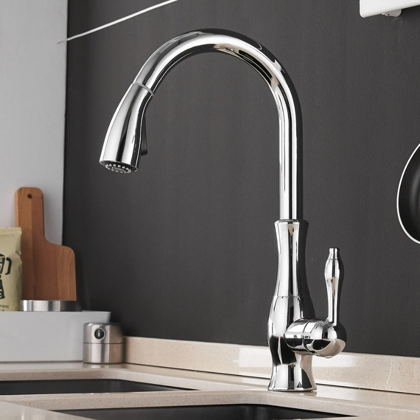 Robinet de cuisine escamotable Anton | Fonctionnalité élégante et design moderne