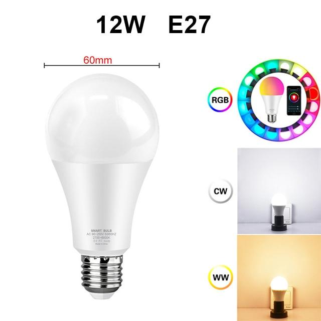 Ampoule LED WiFi | Sans fil, Luminosité réglable