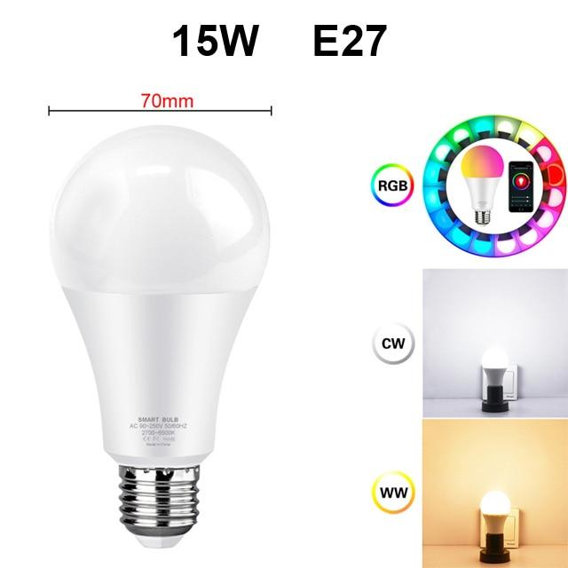 Ampoule LED WiFi | Sans fil, Luminosité réglable