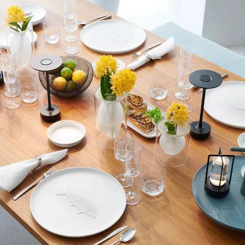Lampe de table sans fil Nordic Light | Rechargeable USB, métal, dimmable