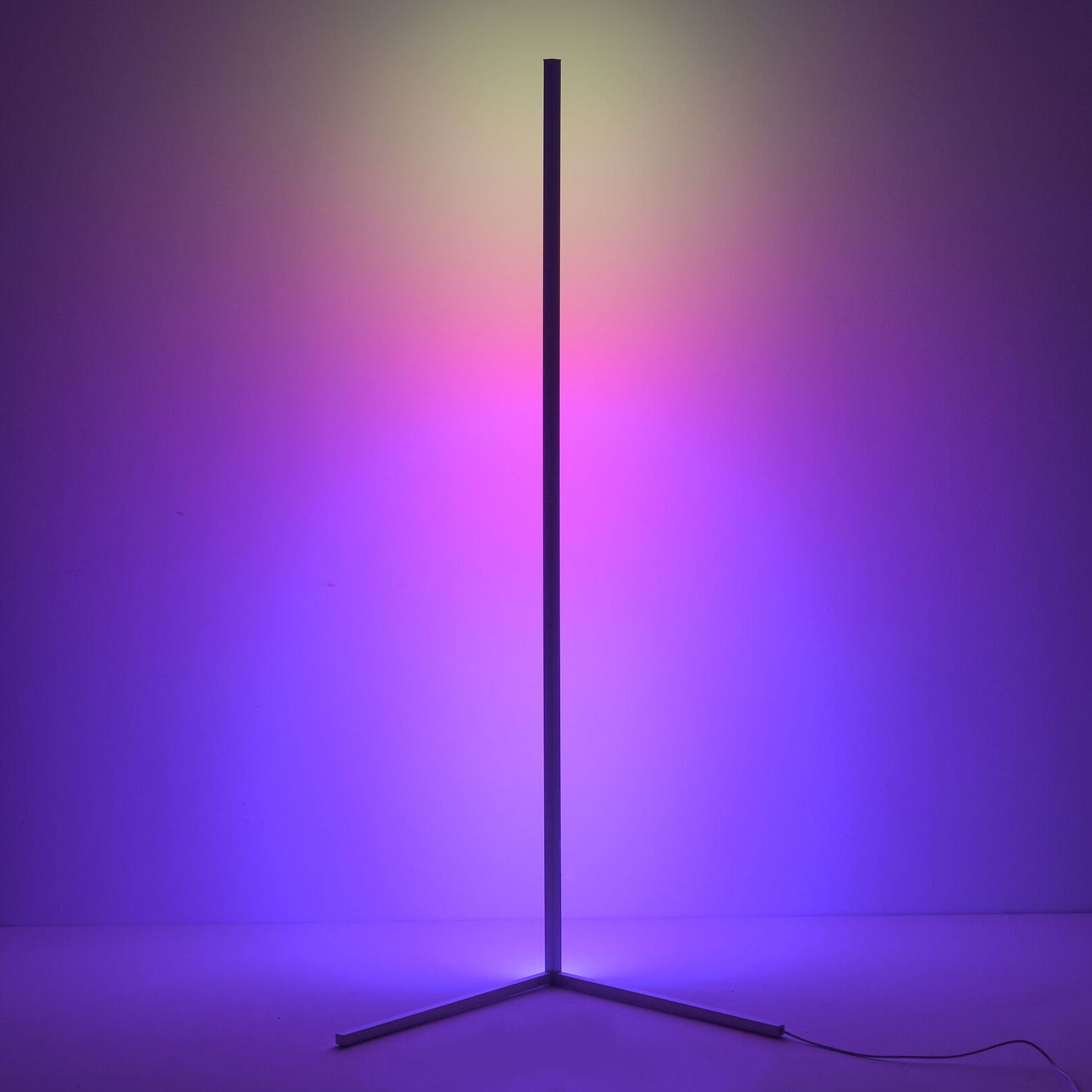 Lampes de sol RGB LED futuristes | Éclairage contrôlé par télécommande et application