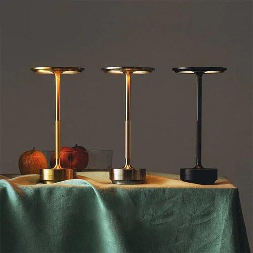 Lampe de table sans fil Nordic Light | Rechargeable USB, métal, dimmable