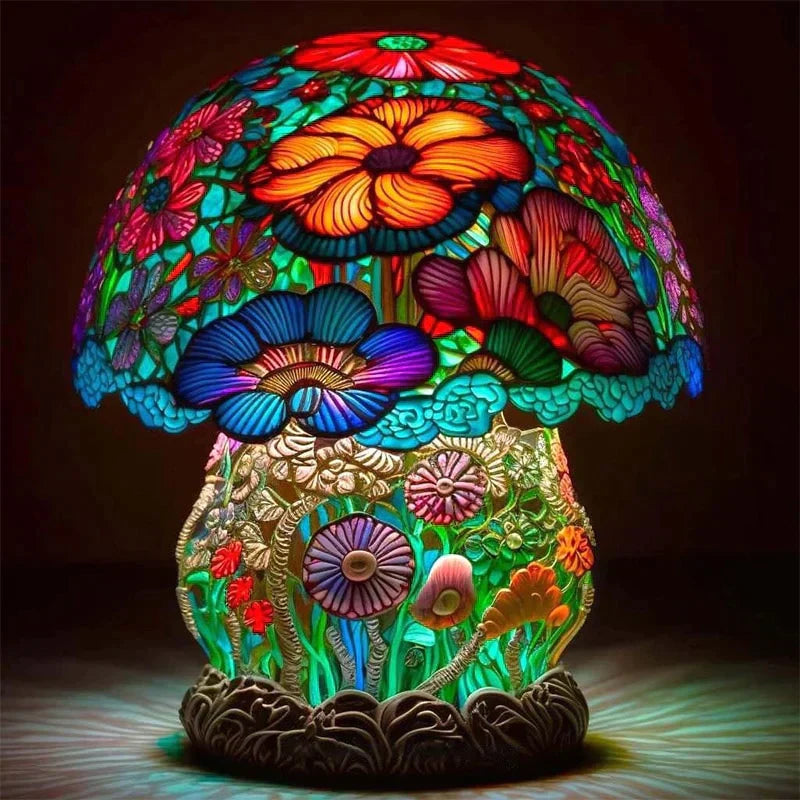 DreamLight - Magnifique lampe en vitrail | Éclairage élégant et design apaisant