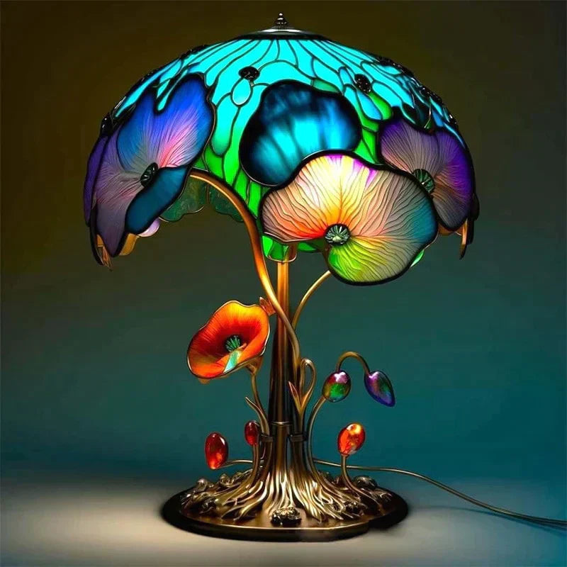 DreamLight - Magnifique lampe en vitrail | Éclairage élégant et design apaisant